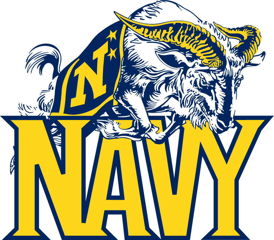 Navy Midshipmen 1996-2009 Alternate Logo t shirts iron on transfers
